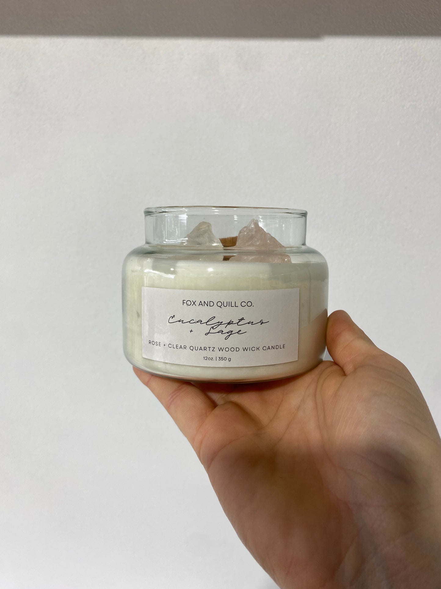 eucalyptus + sage apothecary soy candle