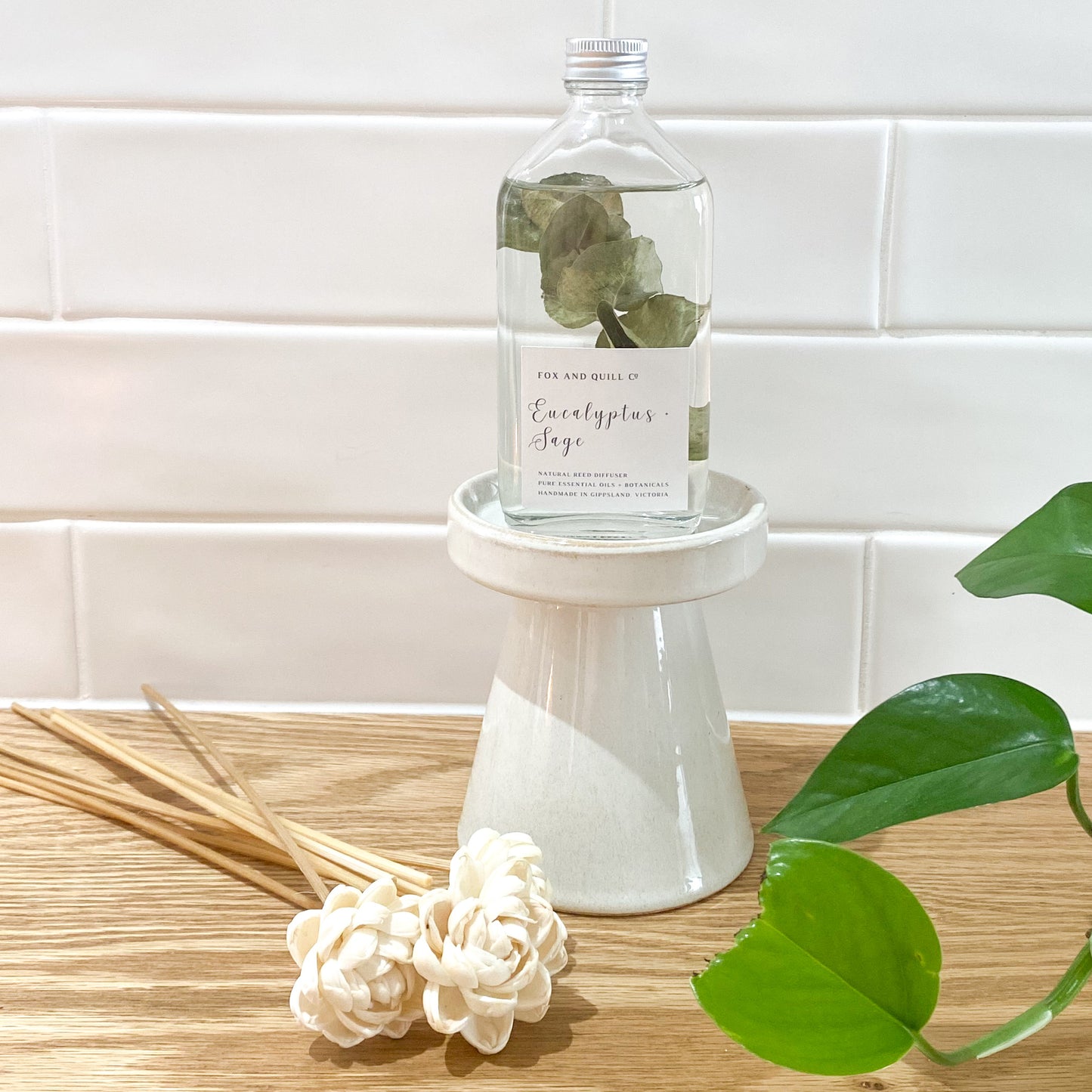 eucalyptus + sage botanical reed diffuser