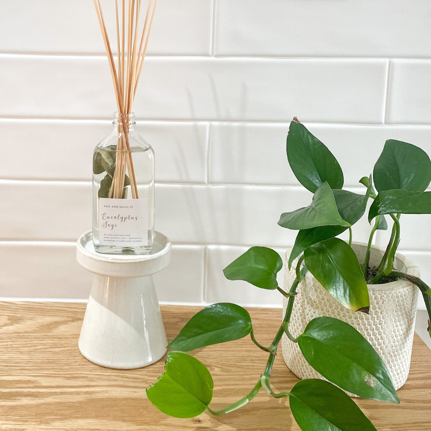 eucalyptus + sage botanical reed diffuser