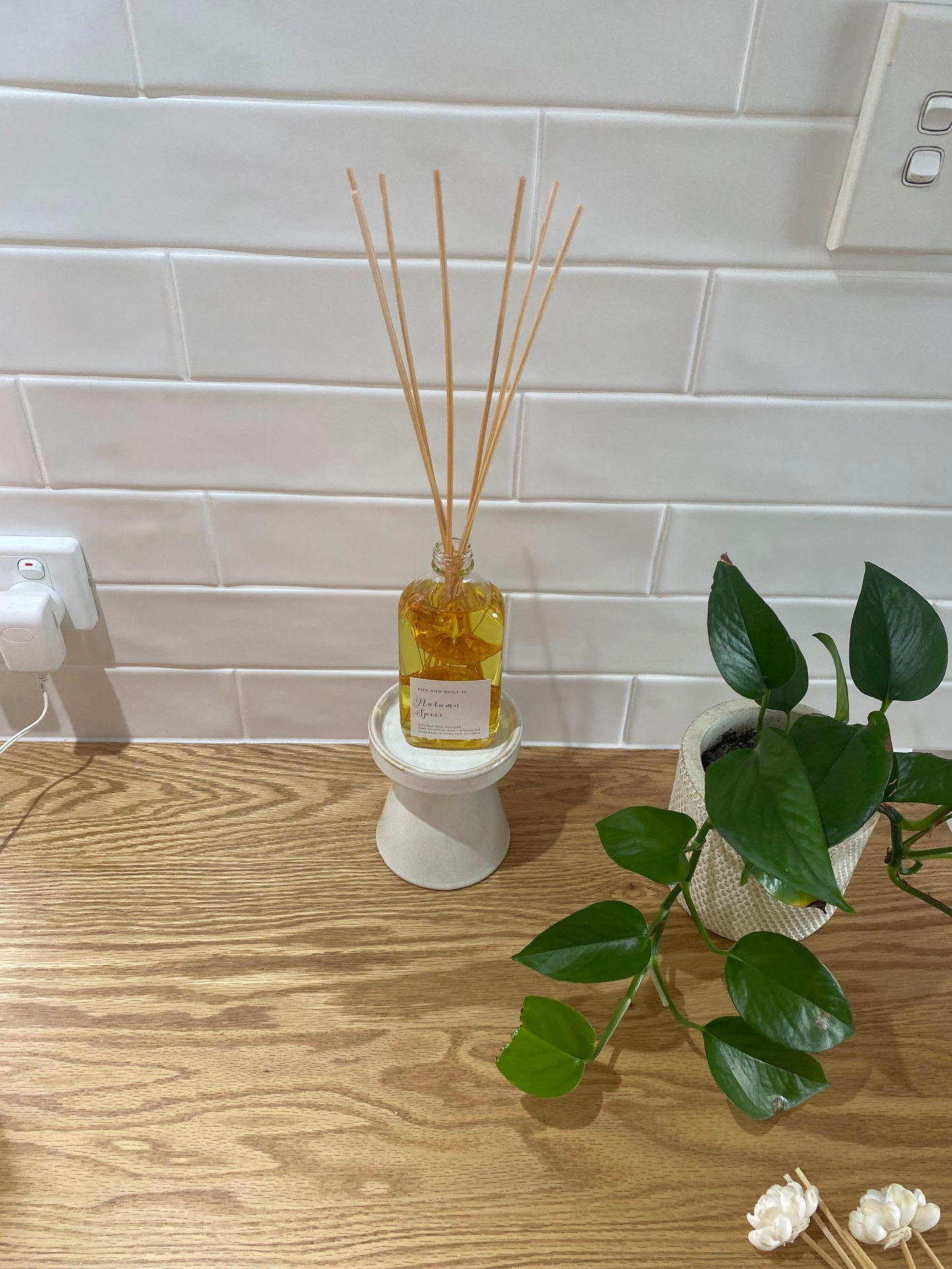 autumn spice botanical reed diffuser